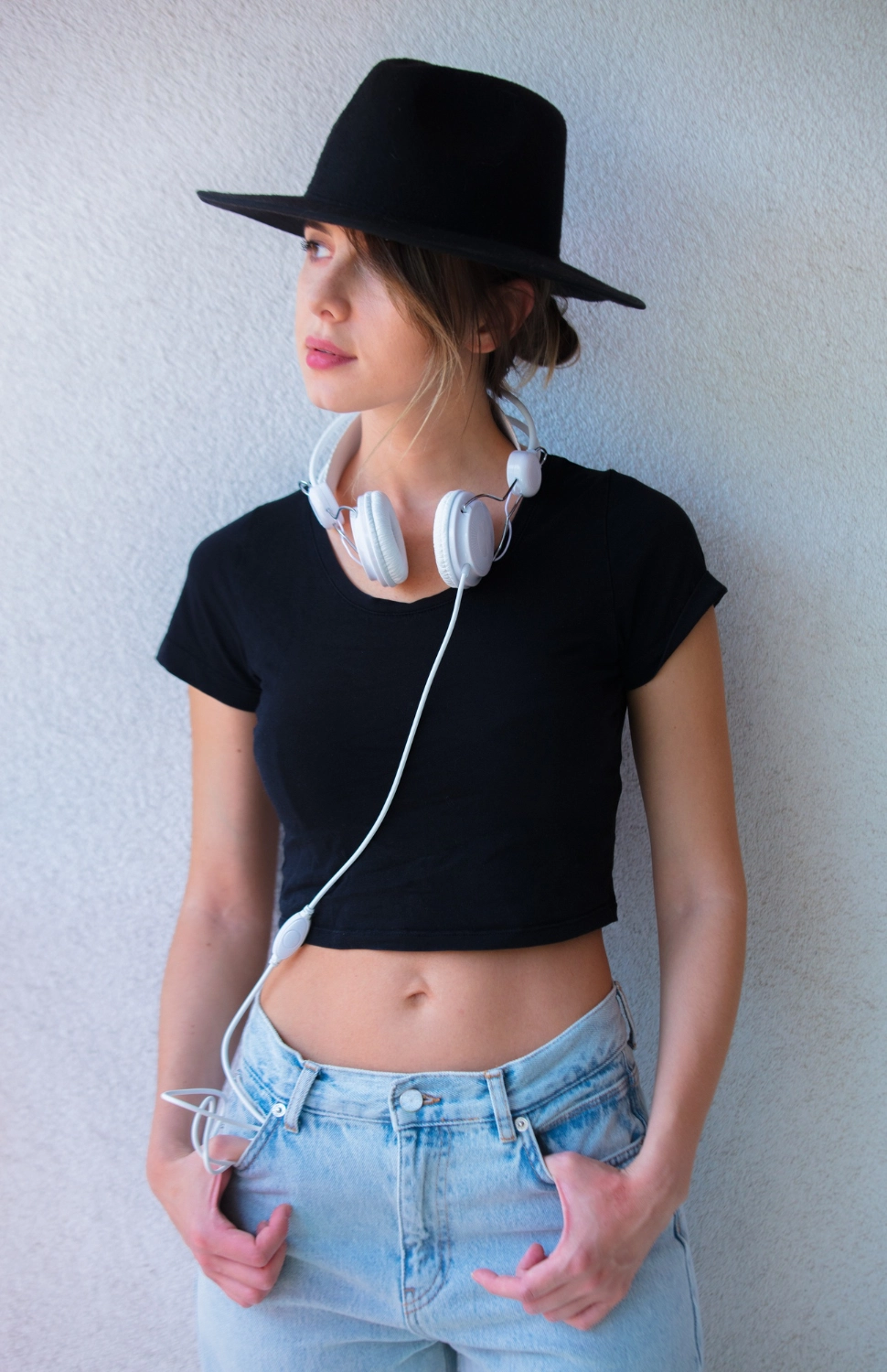 Stone Washed Rolling Stones Tee Black